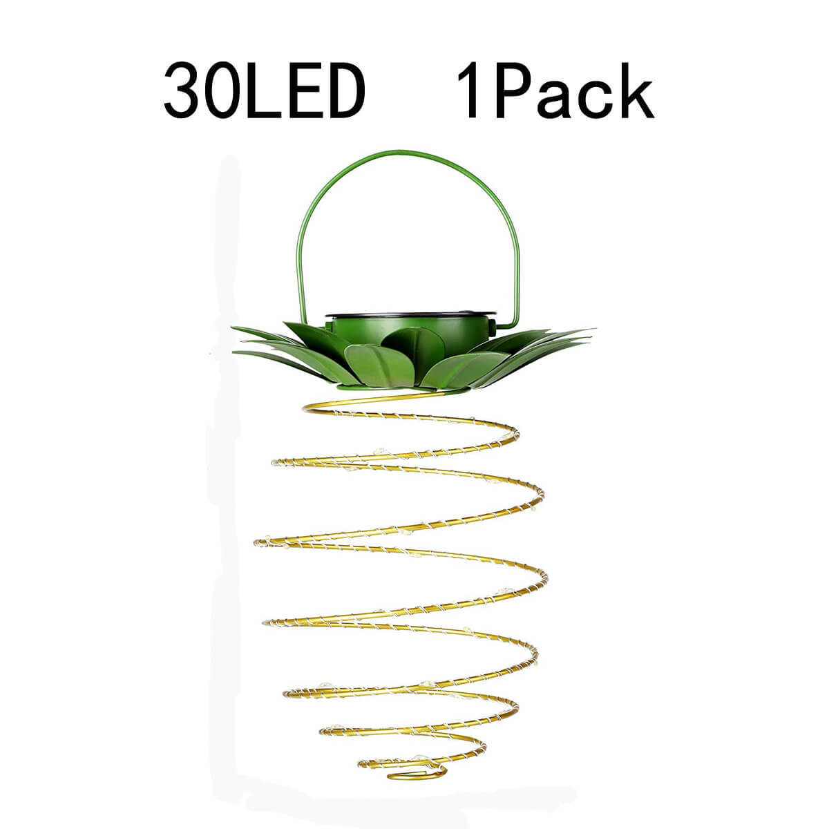 Solar Pineapple Iron Lantern LED Waterproof Hanging Lights Garden Decorative-xinru