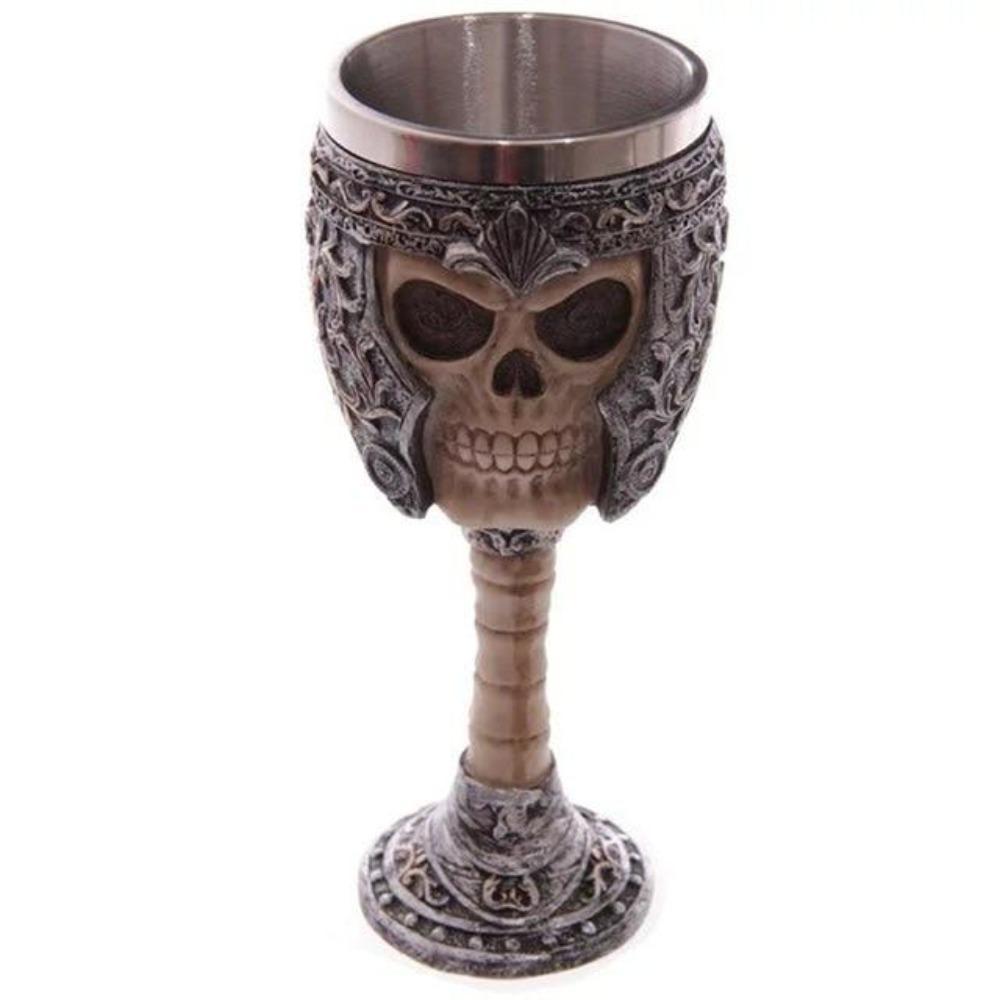 Viking Warrior Horned Skull Tankard-xinru