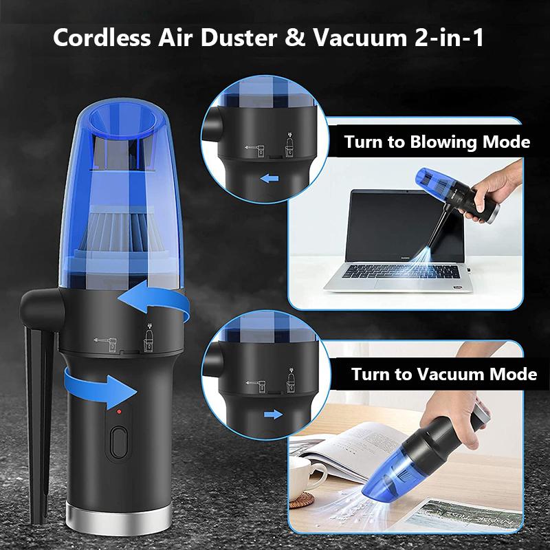 Portable Mini Car Handheld Cordless Rechargeable Air Duster-xinru