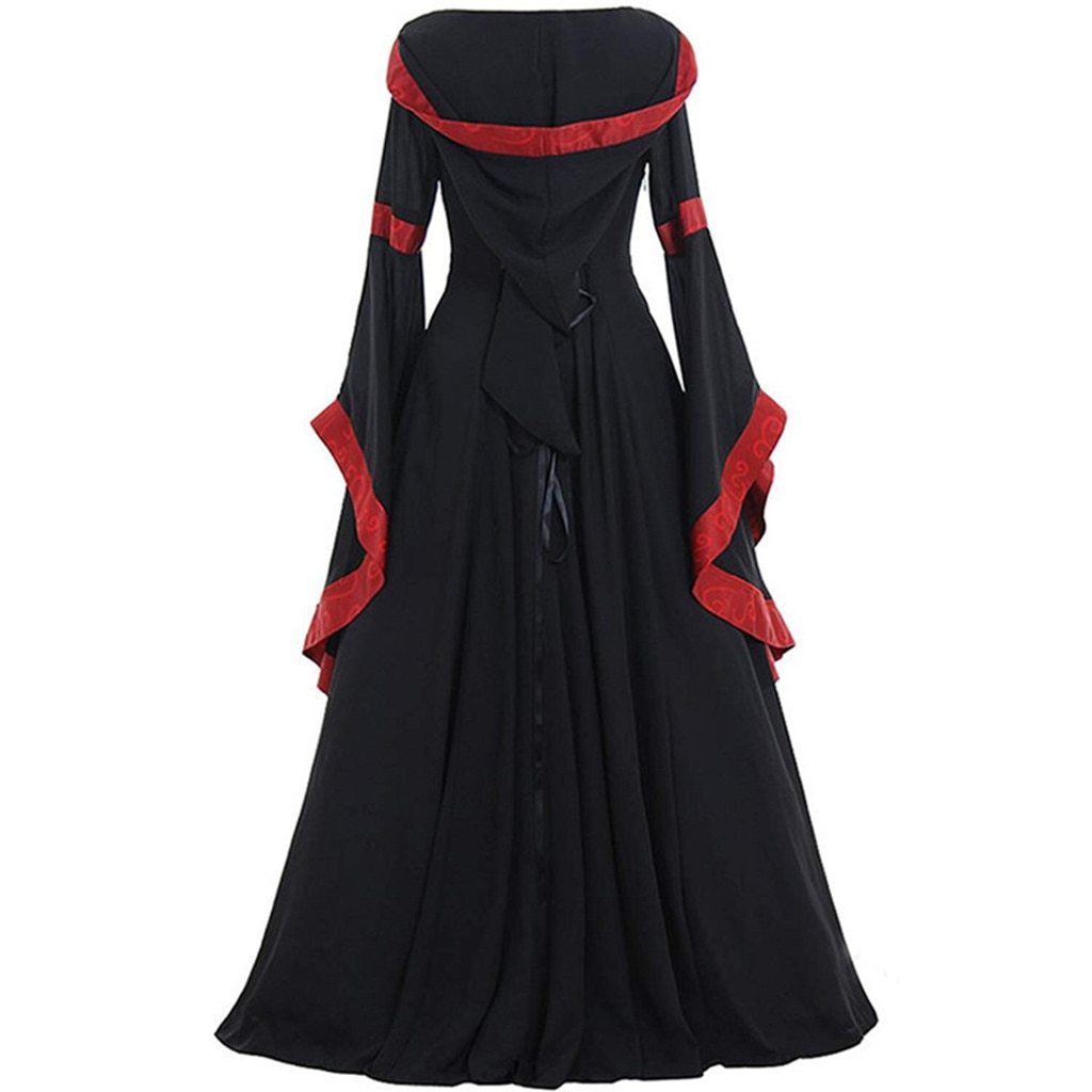 Women's Vintage Victorian Renaissance Gothic Dress-xinru