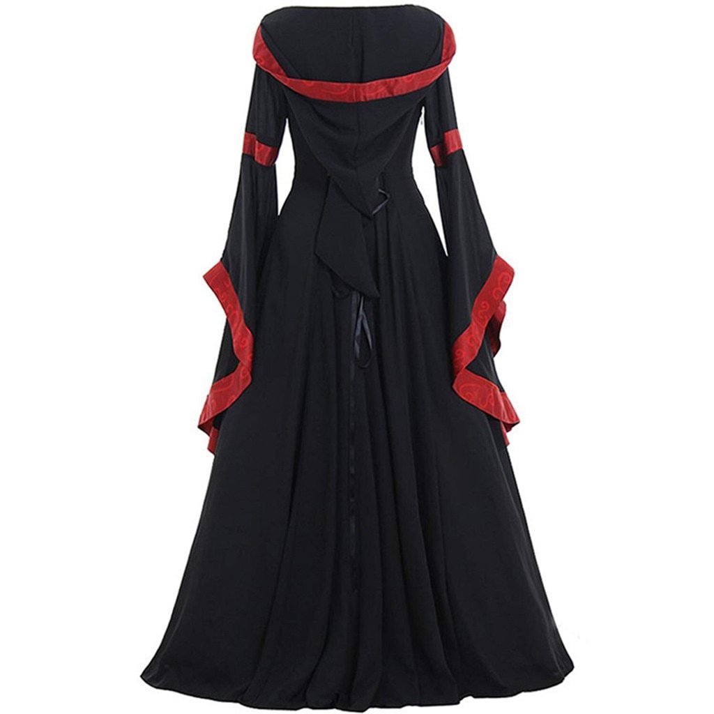 Women's Vintage Victorian Renaissance Gothic Dress-xinru