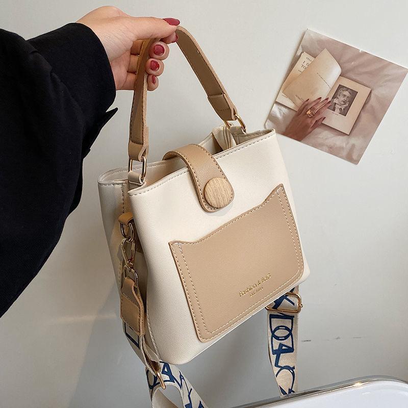 人気のオールマッチショルダーバッグバケットバッグ-xinru shop