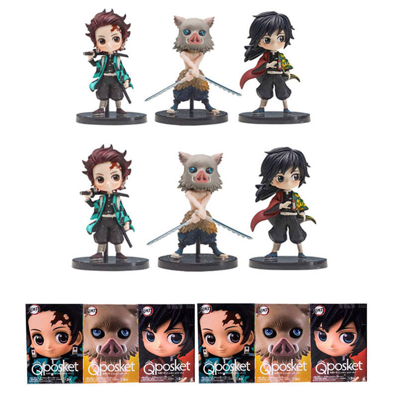 Demon Slayer Action Figure Kimetsu Giyuu Inosuke Tanjirou Nezuko Zenits-xinru