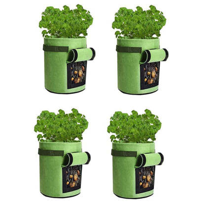 Growing Blue With Flip Lid And Handle For Potato Vegetable Plants-xinru