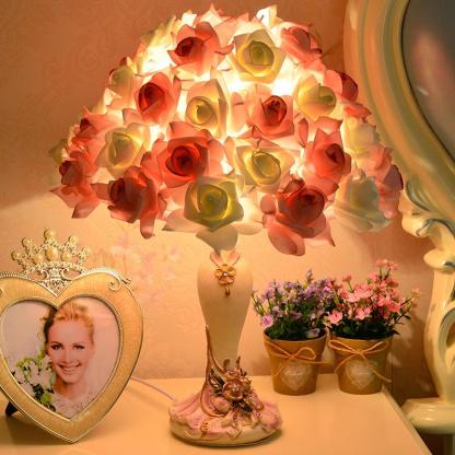 Rose carving bouquet light-xinru shop