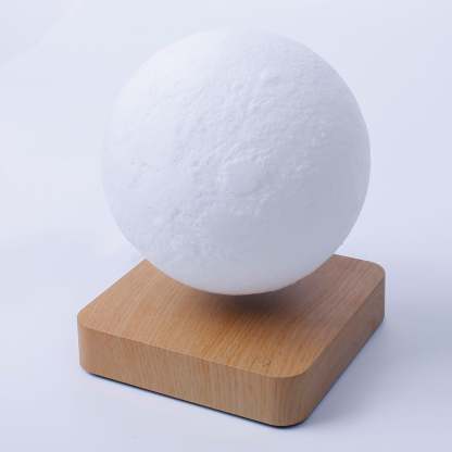 3D Rotating Moon Night Light LED Magnetic Levitation Table Lamp-xinru