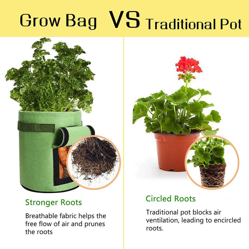 Growing Blue With Flip Lid And Handle For Potato Vegetable Plants-xinru