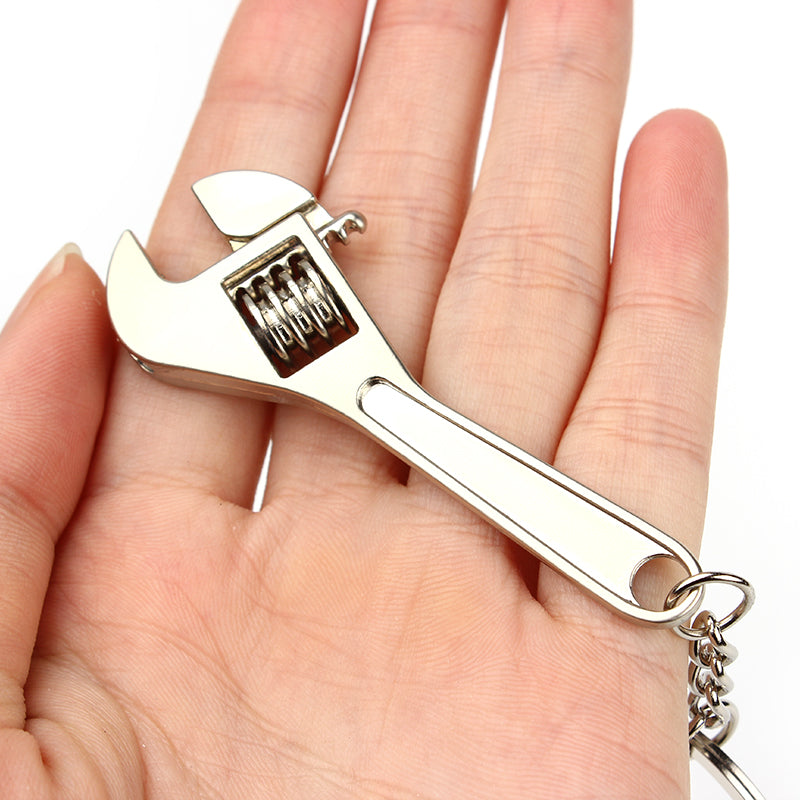 Mini Wrench Keychain Portable Car Metal Adjustable Universal Spanner For Car Key-xinru