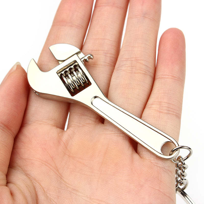 Mini Wrench Keychain Portable Car Metal Adjustable Universal Spanner For Car Key-xinru