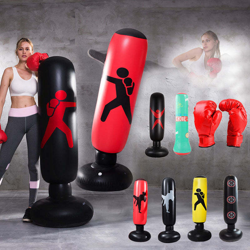 Fitness Inflatable Vertical Boxing Column Thickened 1.6 Meters High-xinru shop