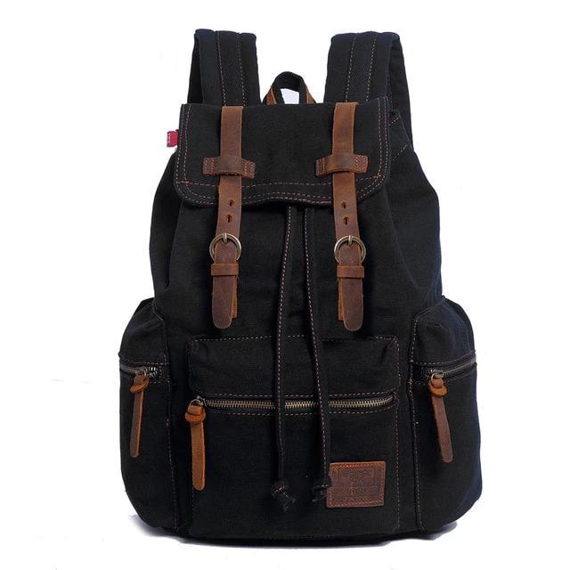 Vintage Travel Canvas Rucksack Backpack-xinru