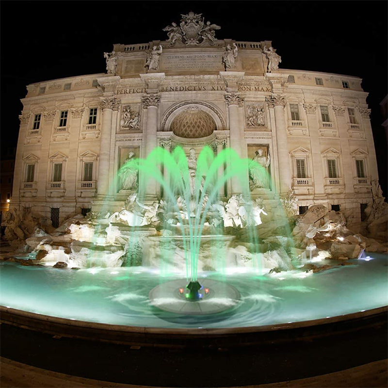 Floating Solar Bird Bath Fountain Kit Lamp-xinru