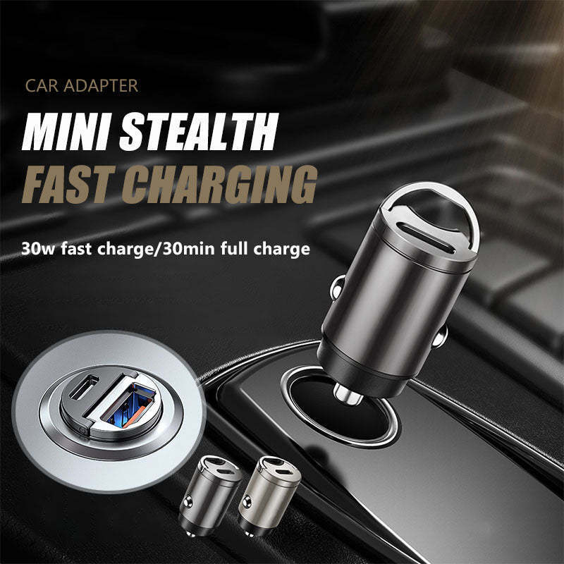 Mini Stealth Car Adapter  USB Fast Charge PD30W-xinru