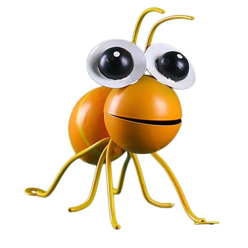 Wrought Iron Insect Garden D鑼卌or Courtyard Decoration Simulation Ornaments-xinru