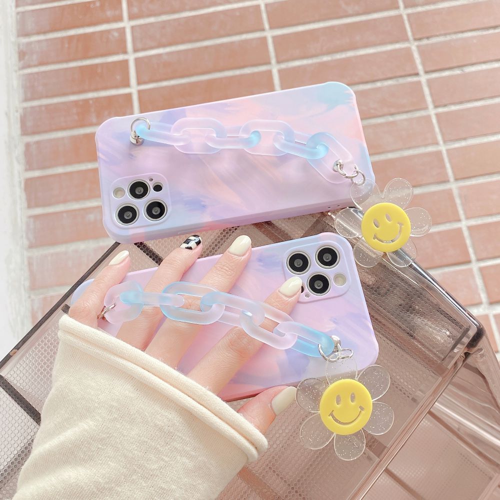 Aurora Smiley Chain Case-xinru