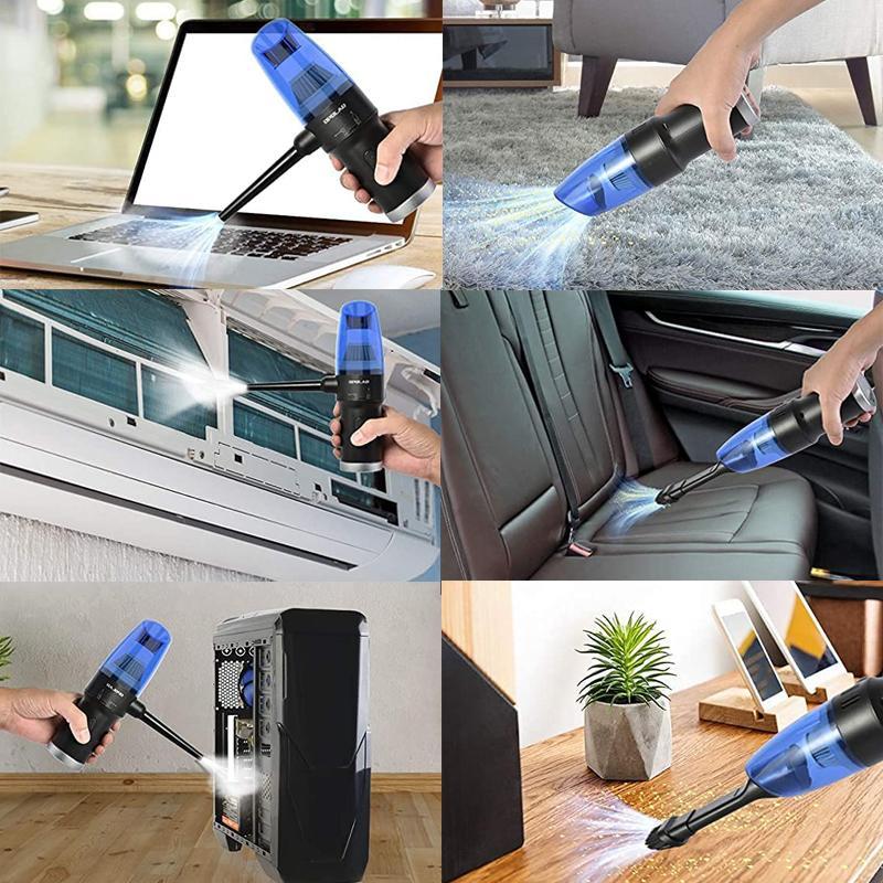 Portable Mini Car Handheld Cordless Rechargeable Air Duster-xinru