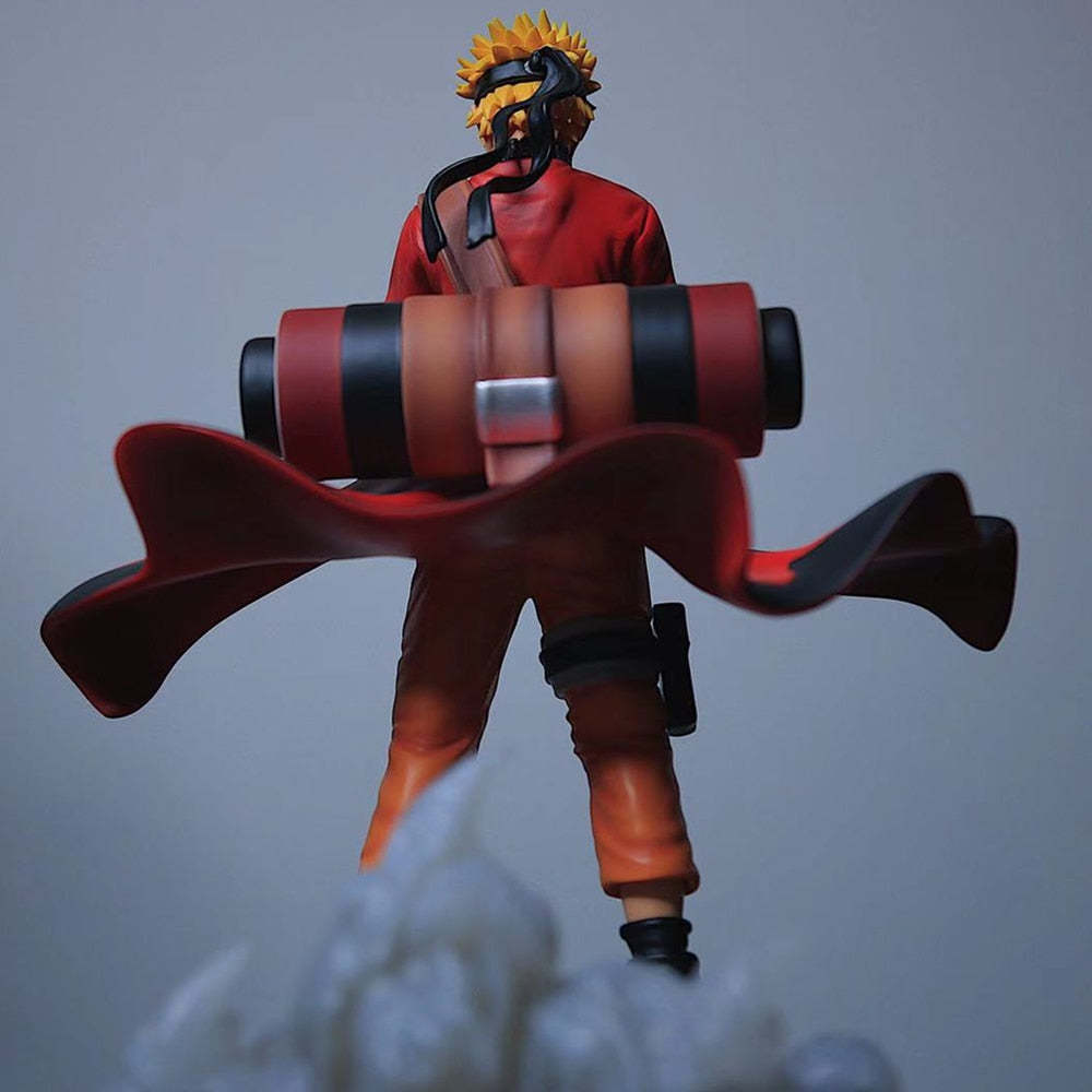 Anime Naruto Shippuden Uzumaki Naruto Sage Mode PVC Figure Statue Toys-xinru