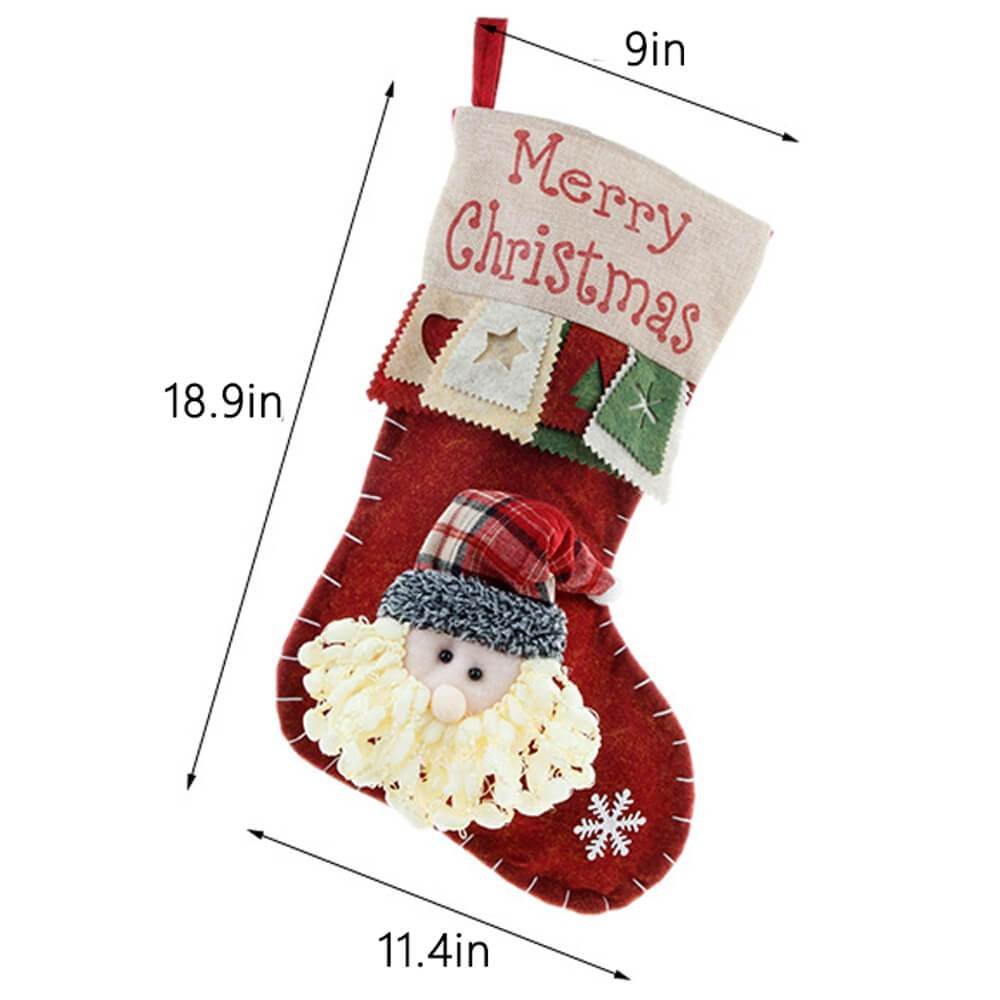 Christmas Stocking Large Candy Bags Christmas Decorations-xinru shop