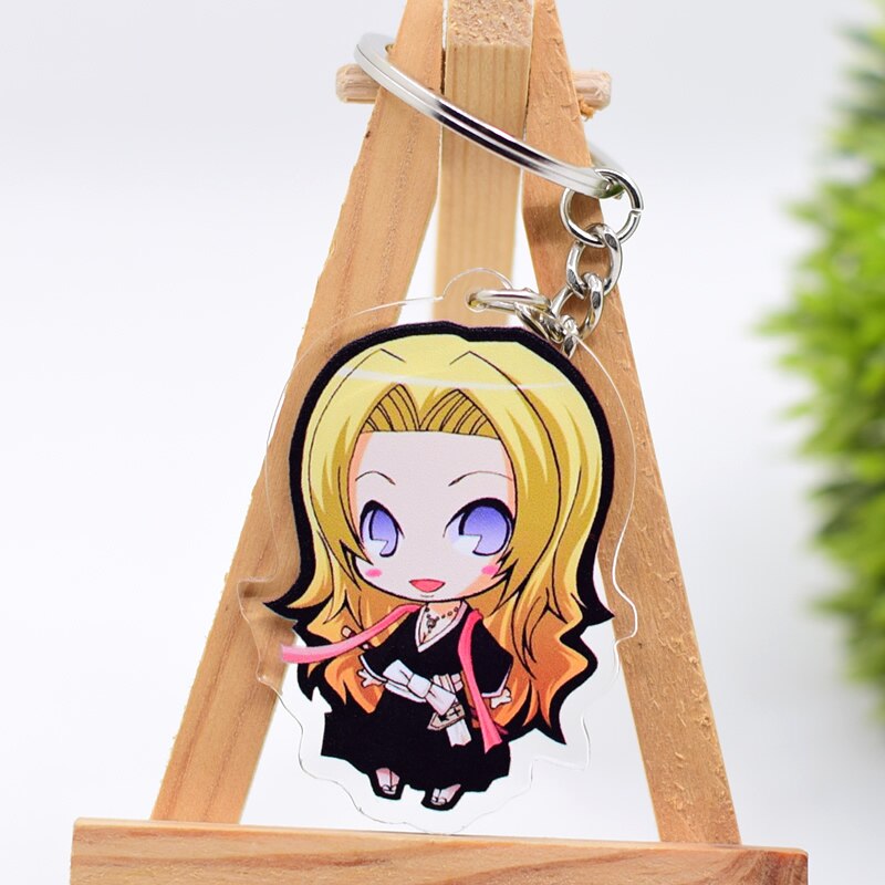 Ichigo Kurosaki Double Sided Anime Keyring Bleach-xinru