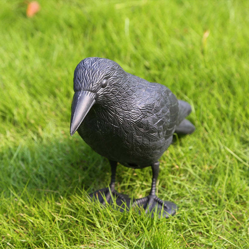 Ake Crow Black Raven Bird Repellent Simulation Durable Realistic-xinru