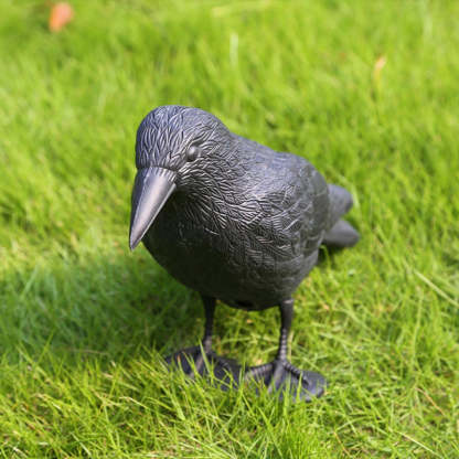 Ake Crow Black Raven Bird Repellent Simulation Durable Realistic-xinru