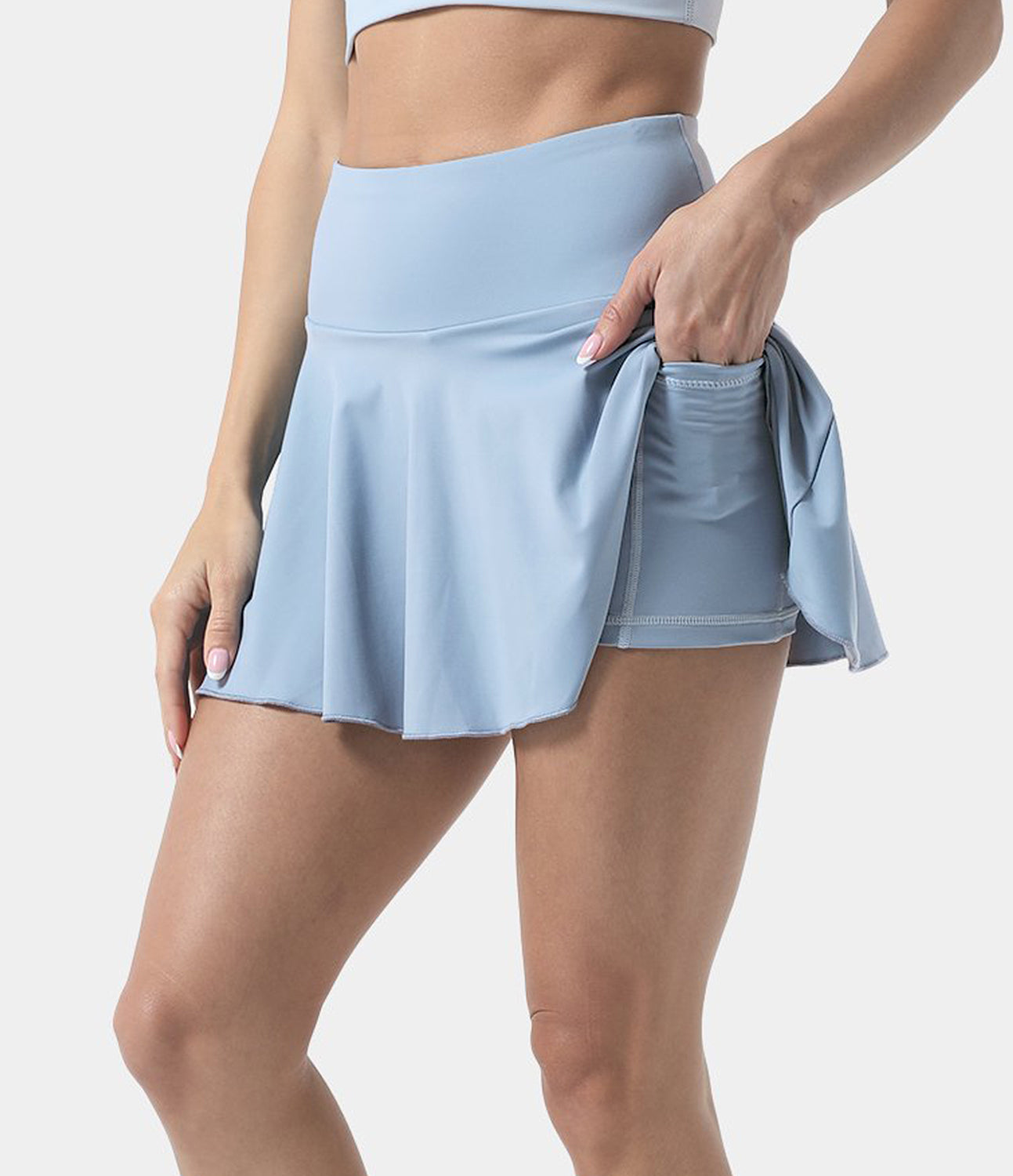 Women's Athletic High Waisted Tennis Skirts With Pockets-xinru shop