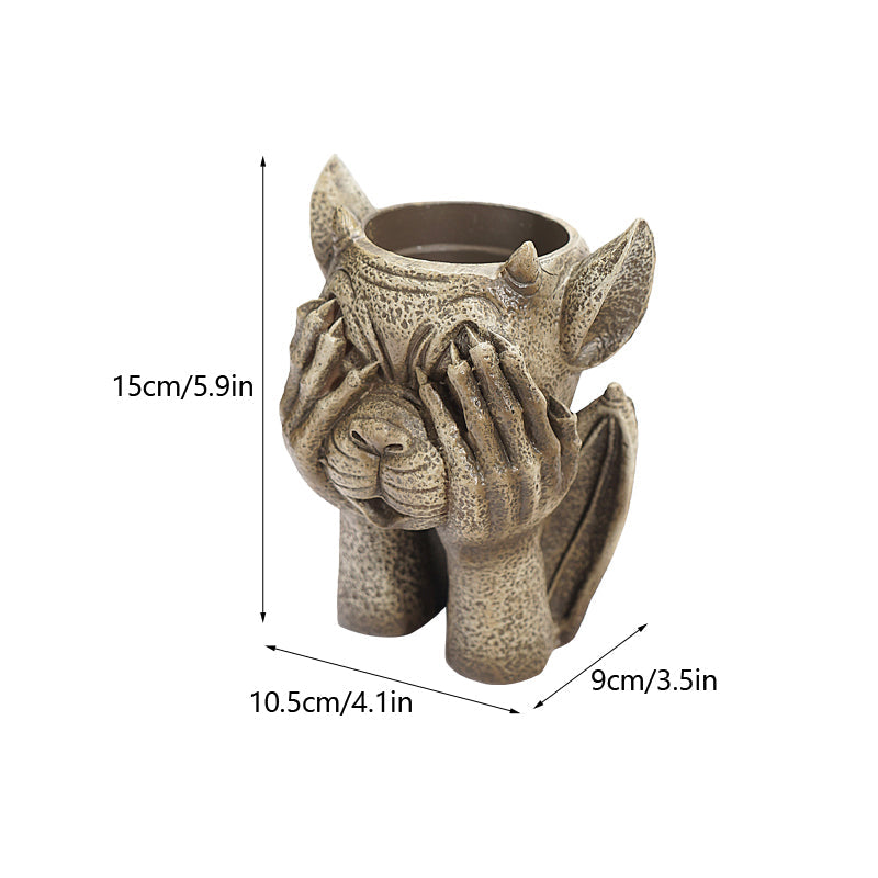 3 Styles Funny Resin Garden Plant Pot-xinru