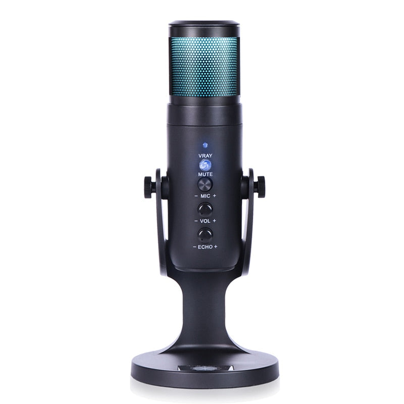 USB Condenser Microphone Compatible Live Game Chat-xinru