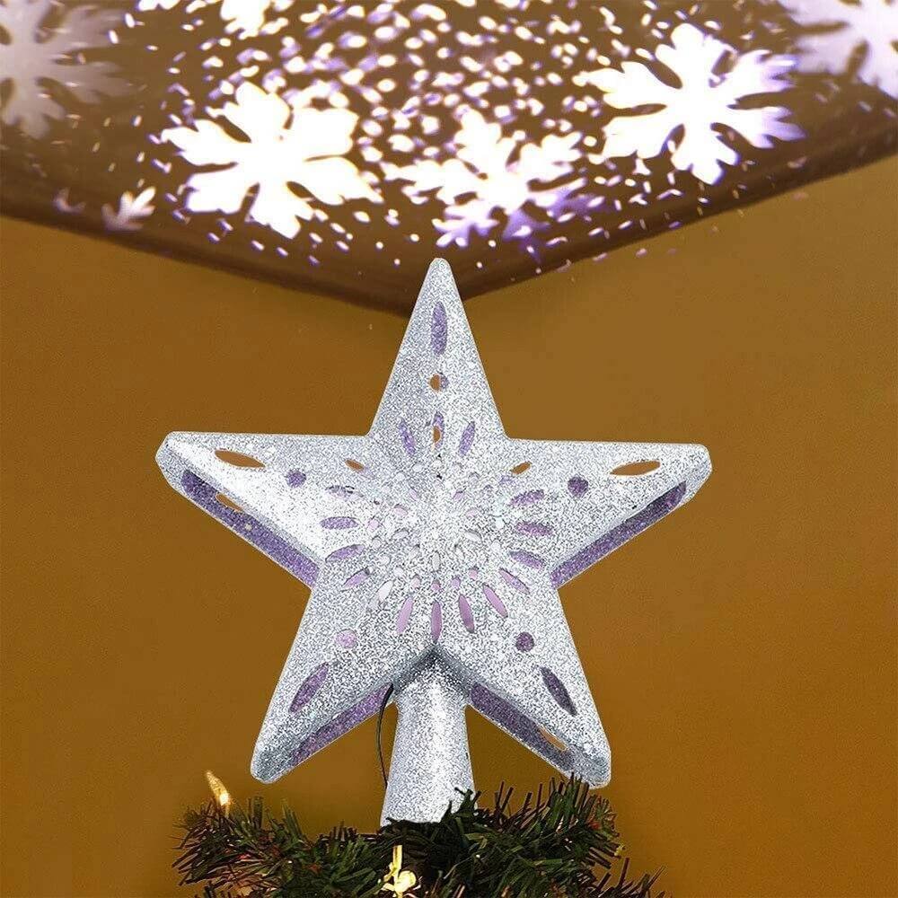 Christmas Tree Topper Projector Christmas Decorations for Tree-xinru shop