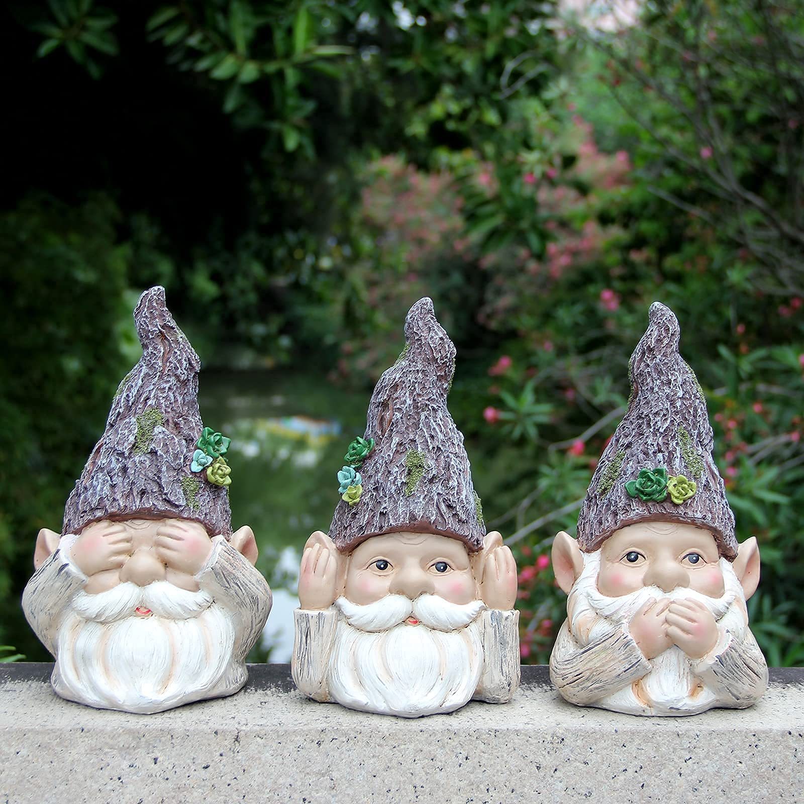 Wisdom Gnome Garden Statue Garden Decoration Resin Accessories-xinru