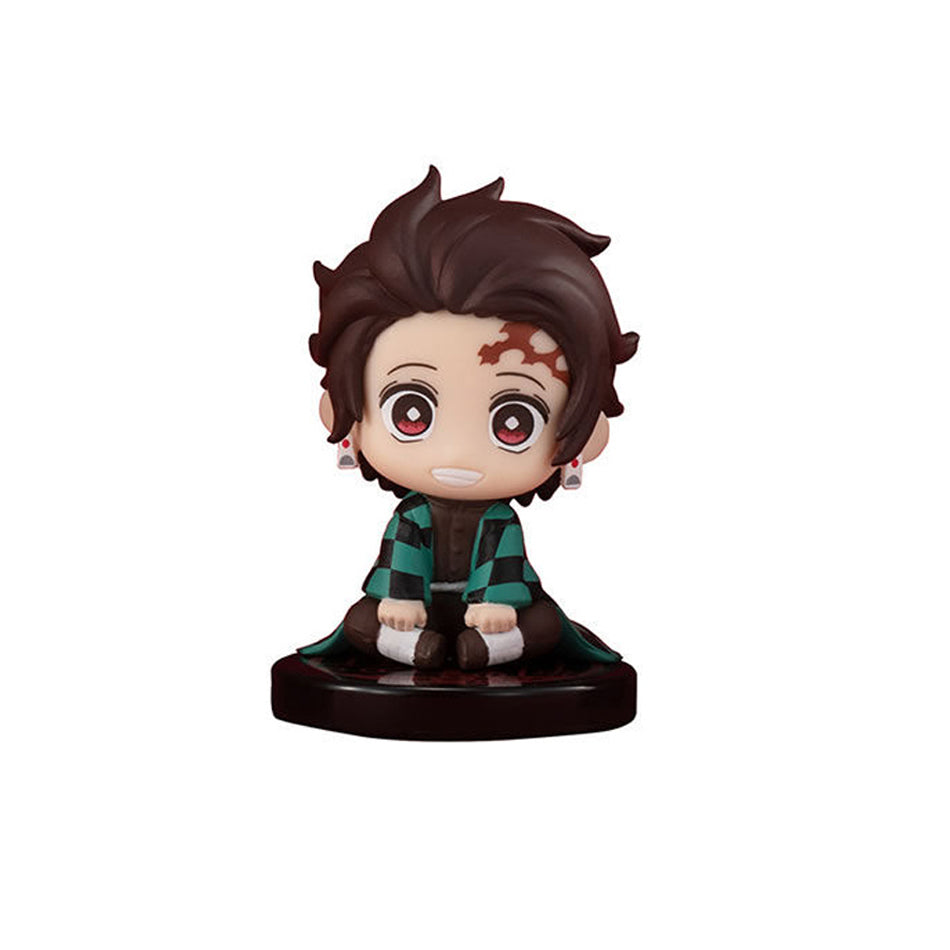 5 Style/Set Q Version Demon Slayer Sitting Ghost Doll Tanjiro Figure-xinru