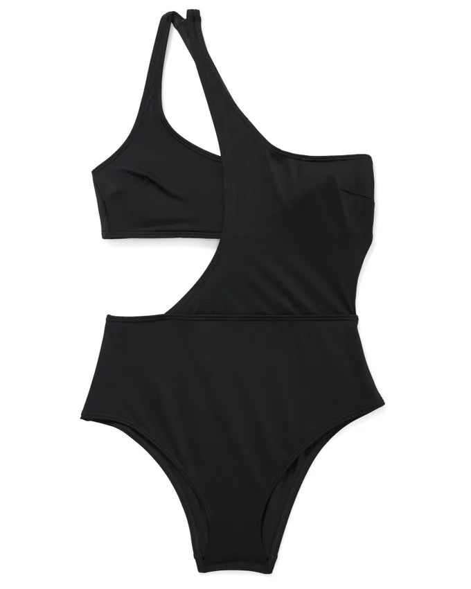 Cutout Mesh One Piece Swimsuit-xinru shop