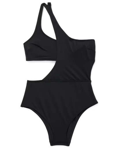 Cutout Mesh One Piece Swimsuit-xinru shop