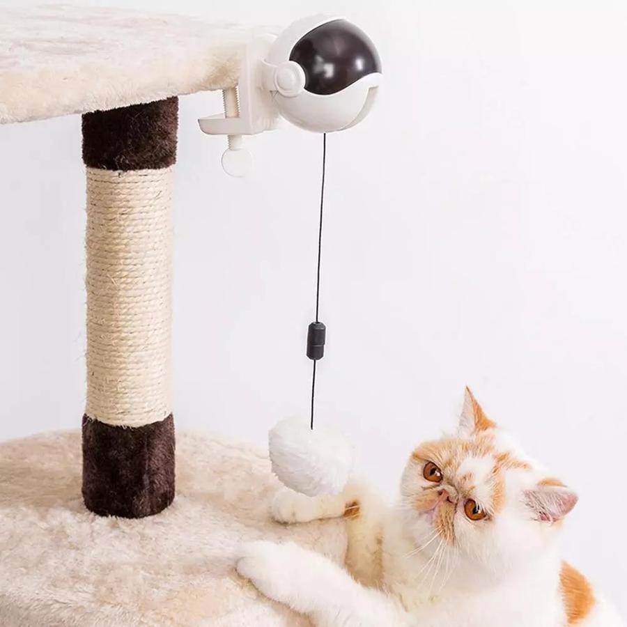 Cat Teaser Toy Electronic Lifting Ball Motion Activated Interactive Cat Toys-xinru