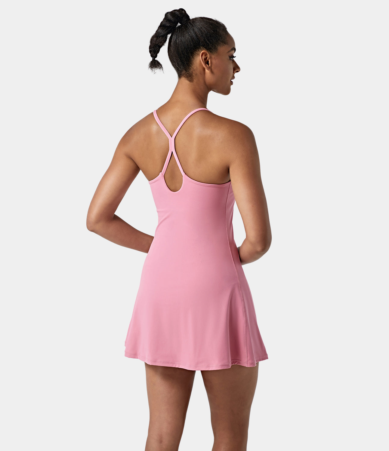 Women's Exercise Workout Dress With Phone Pocket-xinru shop