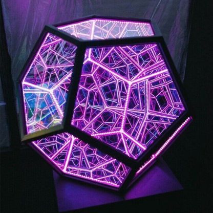 Infinite Dodecahedron Color Art Light-xinru