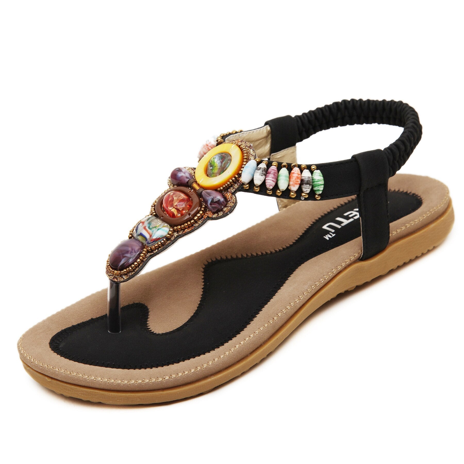 Women Casual Outdoor Plus Size Sandals Waterproo SliP On Round Female Slippers-xinru