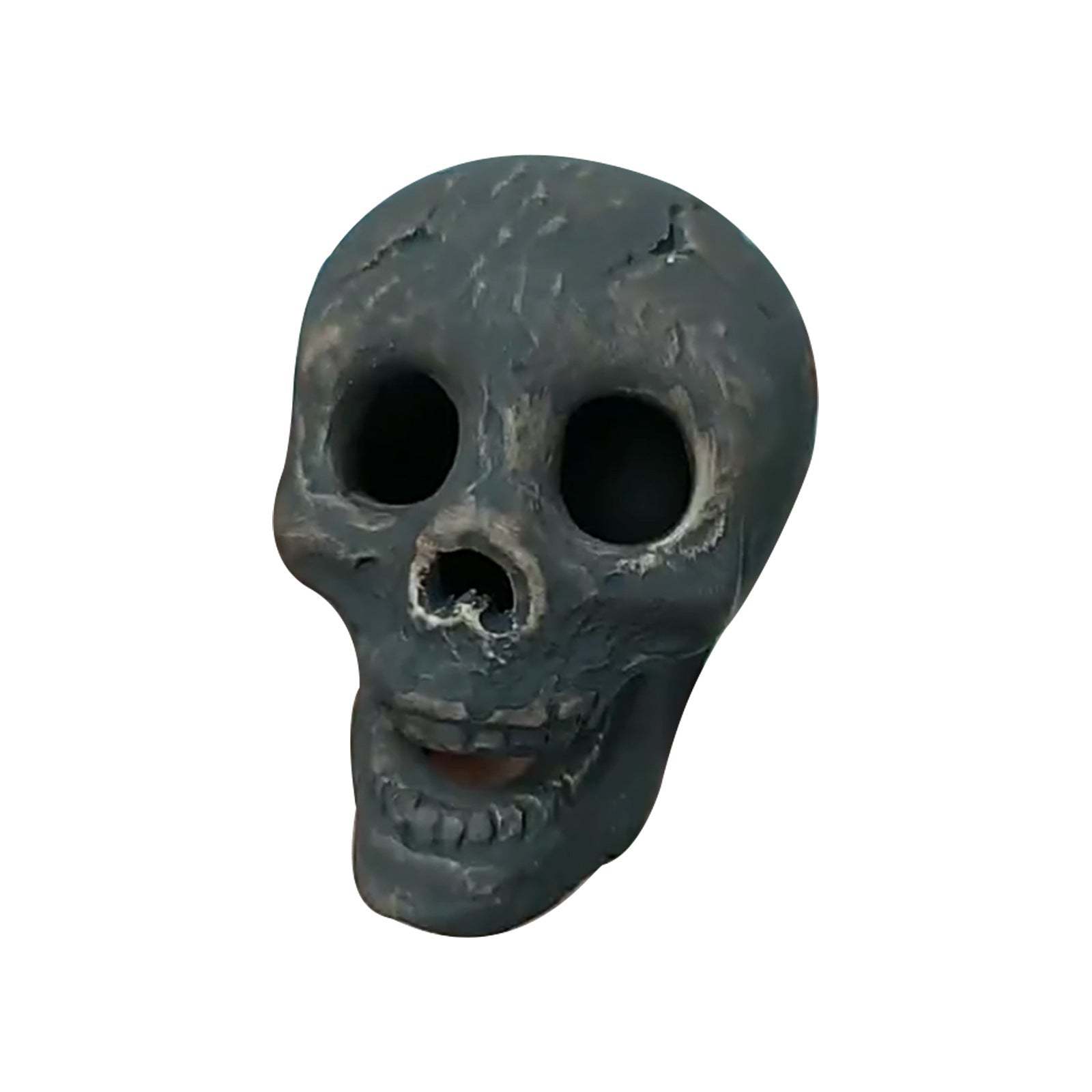Halloween Party Ceramic Clay Decoration Simulation Skull Ornament-xinru