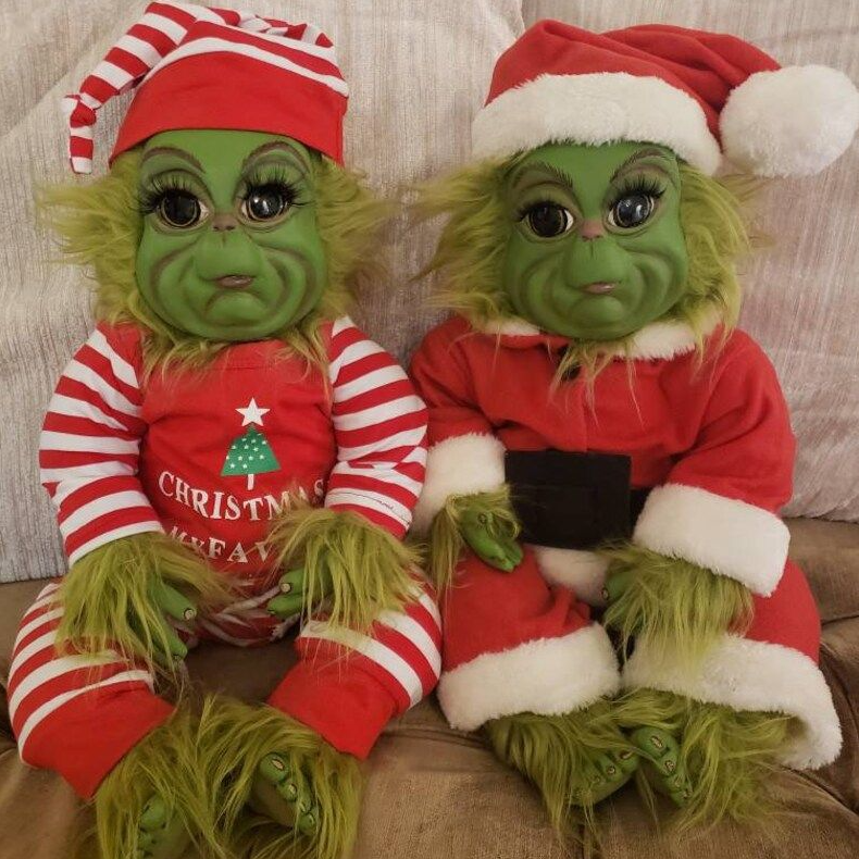 Early Christmas-Grinch Doll-xinru shop
