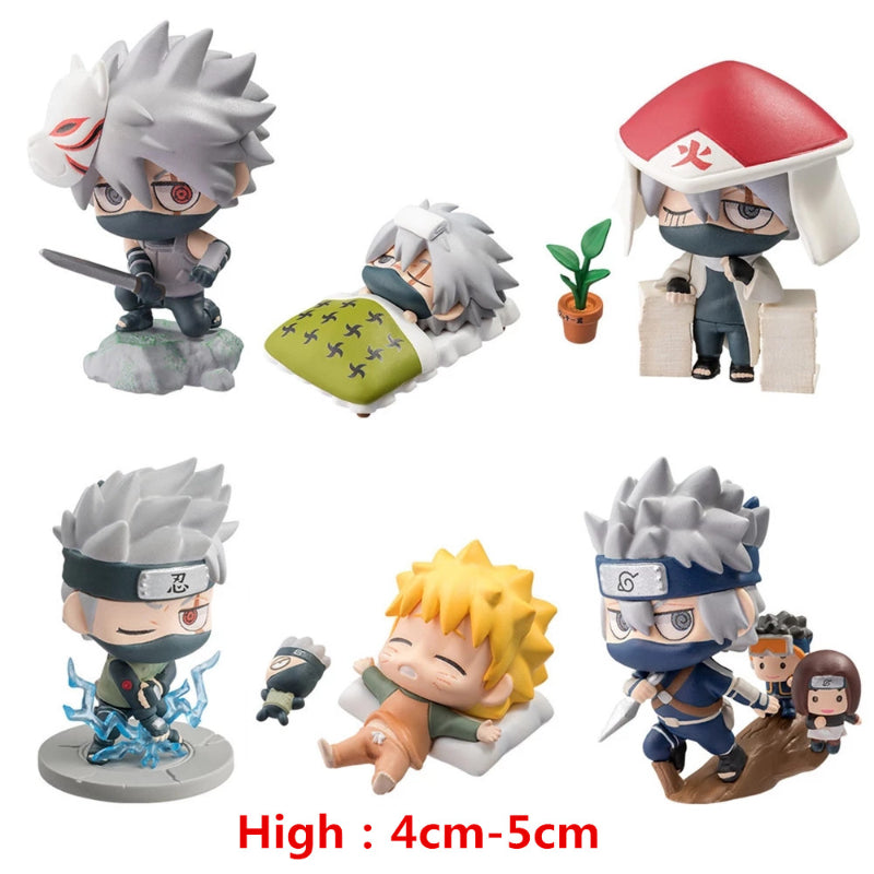 New Naruto Anime Figures Q Version Kawaii Shippuden Toys Doll-xinru