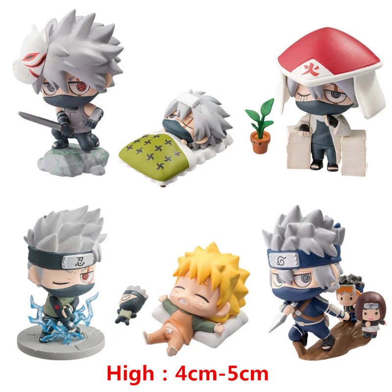 New Naruto Anime Figures Q Version Kawaii Shippuden Toys Doll-xinru