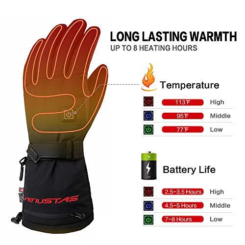 Heated Gloves for Men and Women Heat up to 8 Hours-xinru shop
