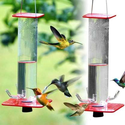 Besst Peter's Hanging Cylindrical Bird Feeder-xinru