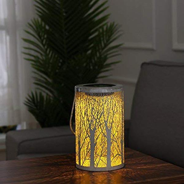 Solar Tree Pattern Lantern Light-xinru shop