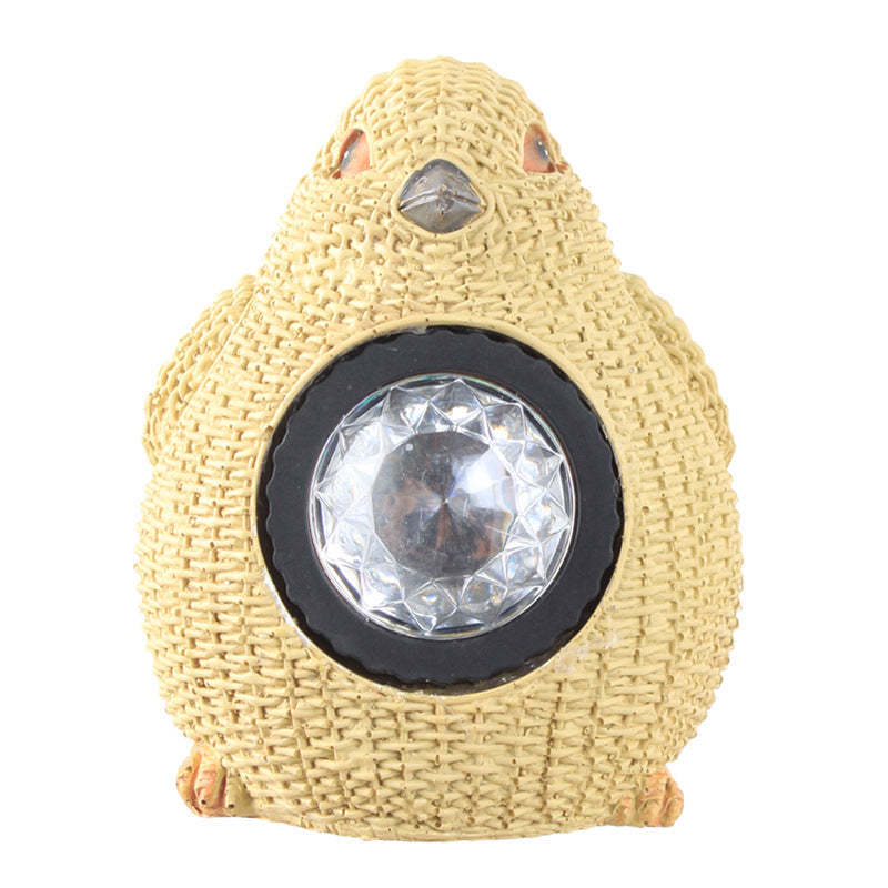 Outdoor Waterproof LED Solar Lamp Resin Craft Animal Sculpture-xinru