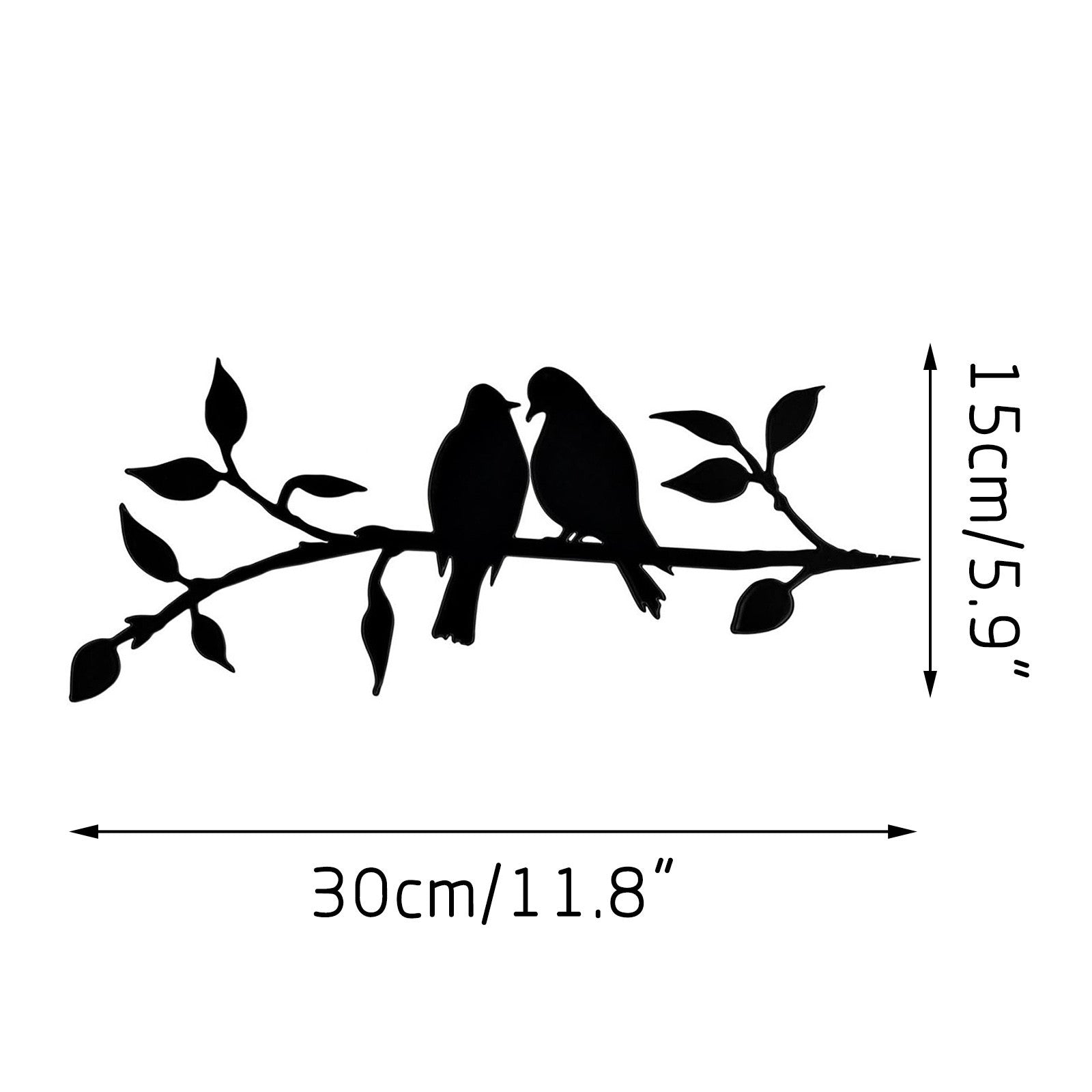 Parrot Metal Sculpture Decoration love Birds Metal Decoration-xinru