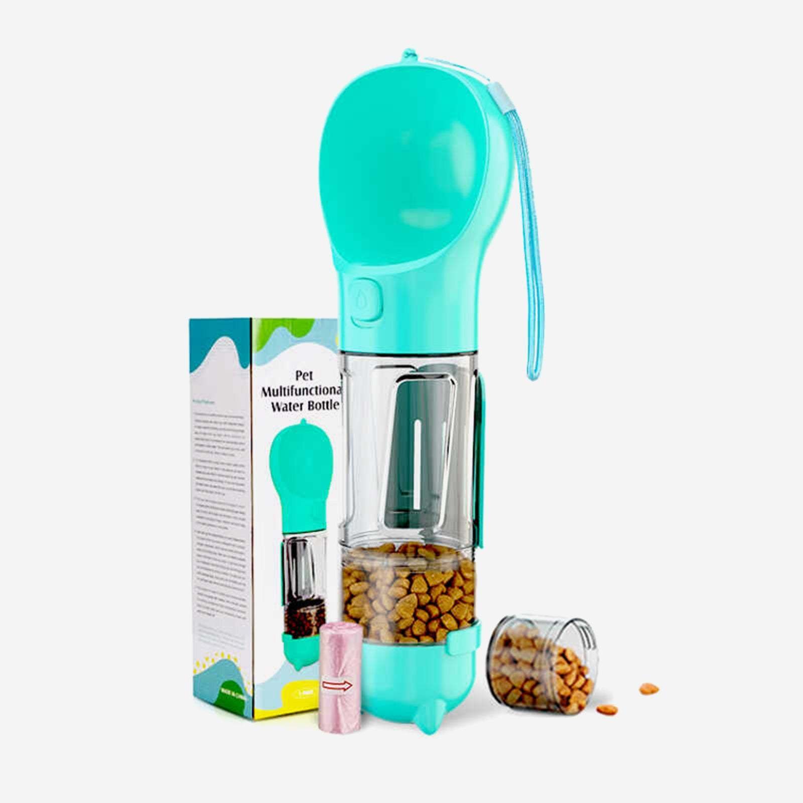 Pet Dog Cat Feeder Portable Outdoor Drinking Bottle-xinru