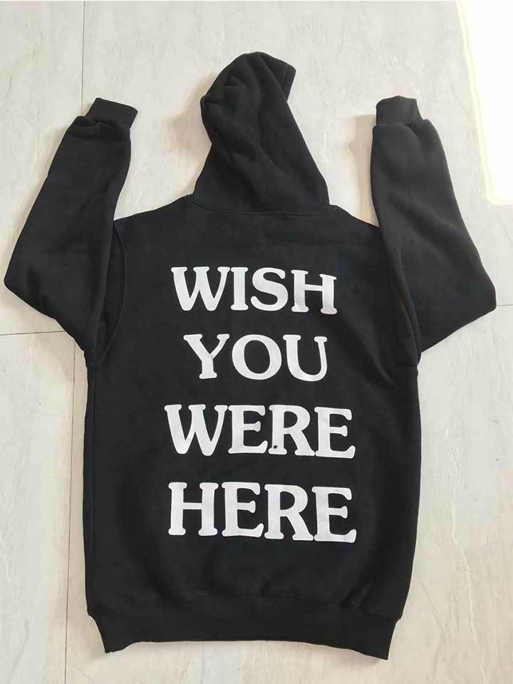 Astroworld Embroidered Rainbow Letter Hoodie-xinru
