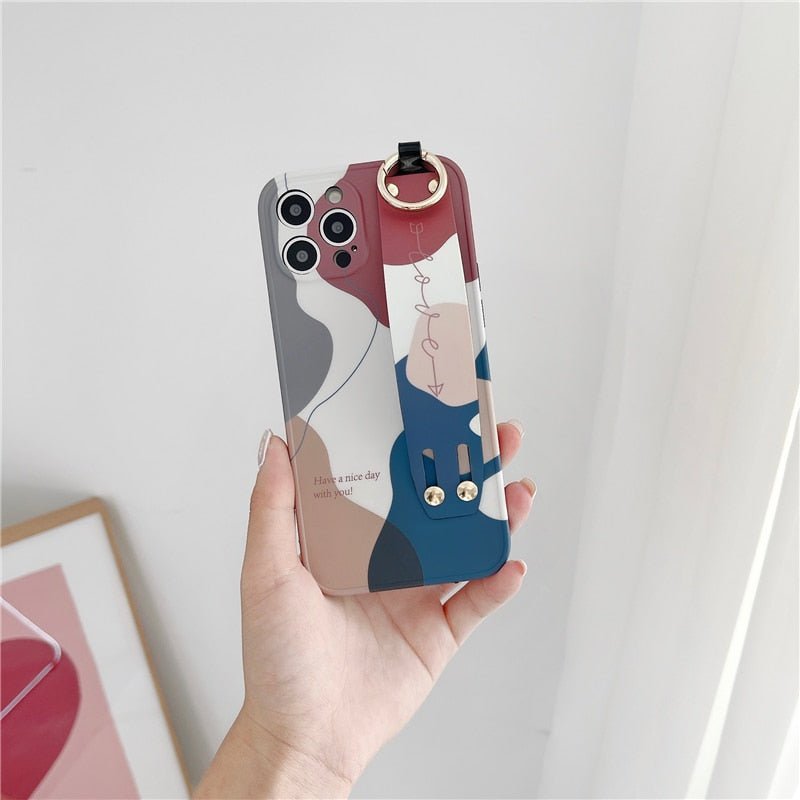 Artistic Wrist Strap Case-xinru