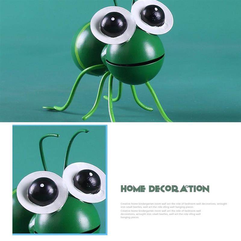 Wrought Iron Insect Garden D鑼卌or Courtyard Decoration Simulation Ornaments-xinru